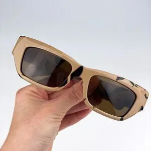 ?Gucci GG1296S 003 Sunglasses Black Big Spotted Havana Brown Rectangle Unisex Gucci | Accessories | Gucci Gg296s03 Sunglasses Black Big  main image 4